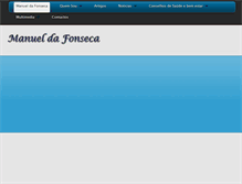 Tablet Screenshot of manueldafonseca.com